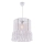 Luster na sajli NESS MACRAME 1xE27/40W/230V bela