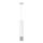 Luster na sajli NEST 1xGU10/8W/230V beli/sjajni hrom