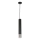 Luster na sajli NEST 1xGU10/8W/230V crna/sjajni hrom