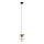 Luster na sajli NETUNO 1xE27/60W/230V hrast