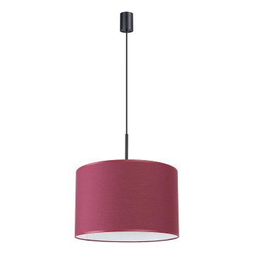 Luster na sajli NEVIA 1xE27/15W/230V pr. 40 cm crvena