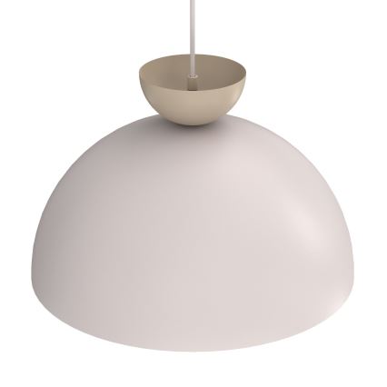 Luster na sajli NEVIS 1xE27/15W/230V, prečnik 38 cm, krem