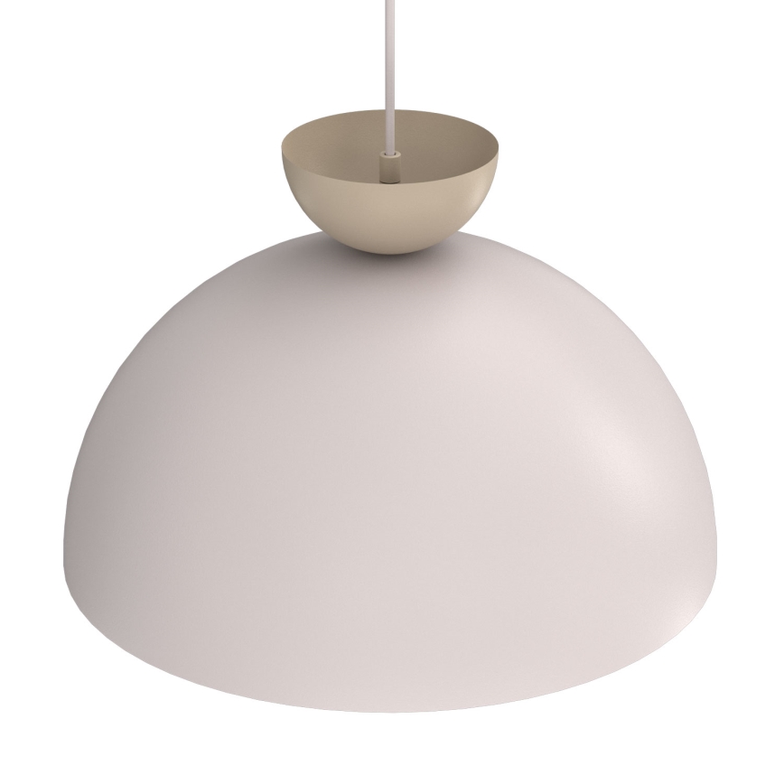 Luster na sajli NEVIS 1xE27/15W/230V, prečnik 38 cm, krem