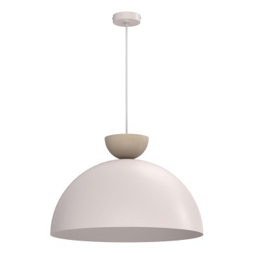 Luster na sajli NEVIS 1xE27/15W/230V, prečnik 50 cm, krem boje