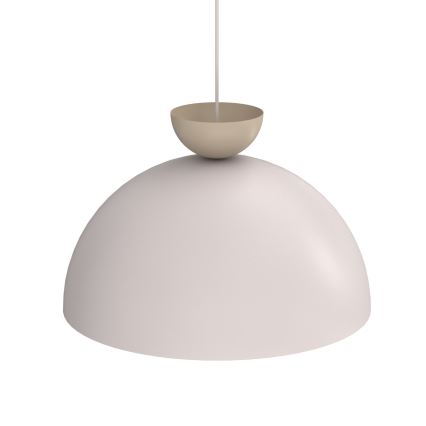 Luster na sajli NEVIS 1xE27/15W/230V, prečnik 50 cm, krem boje