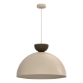 Luster na sajli NEVIS 1xE27/15W/230V Ø 50 cm bež