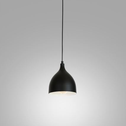 Luster na sajli NOAK 1xE27/15W/230V, crne boje