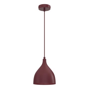 Luster na sajli NOAK CLASSIC 1xE27/15W/230V bordo