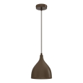 Luster na sajli NOAK CLASSIC 1xE27/15W/230V braon