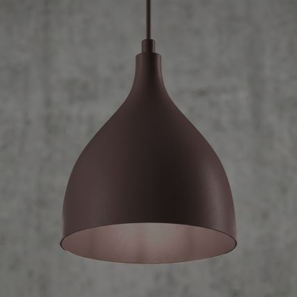 Luster na sajli NOAK CLASSIC 1xE27/15W/230V braon