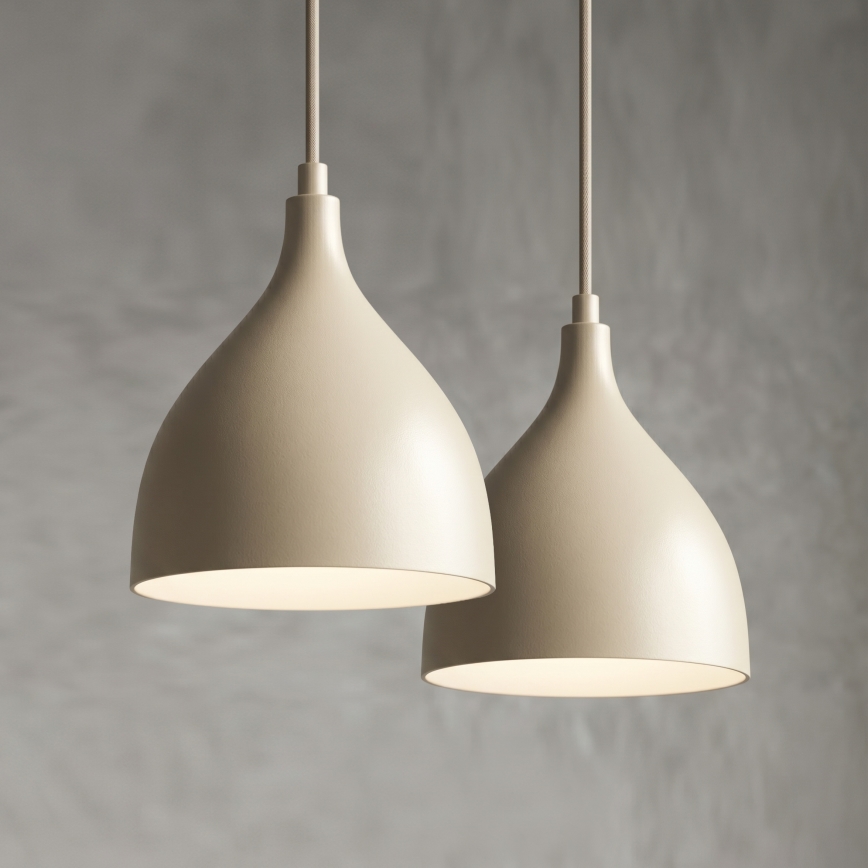 Luster na sajli NOAK CLASSIC 2xE27/15W/230V bež