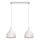 Luster na sajli NOAK CLASSIC 2xE27/15W/230V krem boje