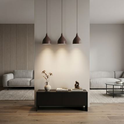 Luster na sajli NOAK CLASSIC 3xE27/15W/230V braon