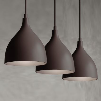 Luster na sajli NOAK CLASSIC 3xE27/15W/230V braon