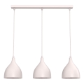 Luster na sajli NOAK CLASSIC 3xE27/15W/230V krem boje