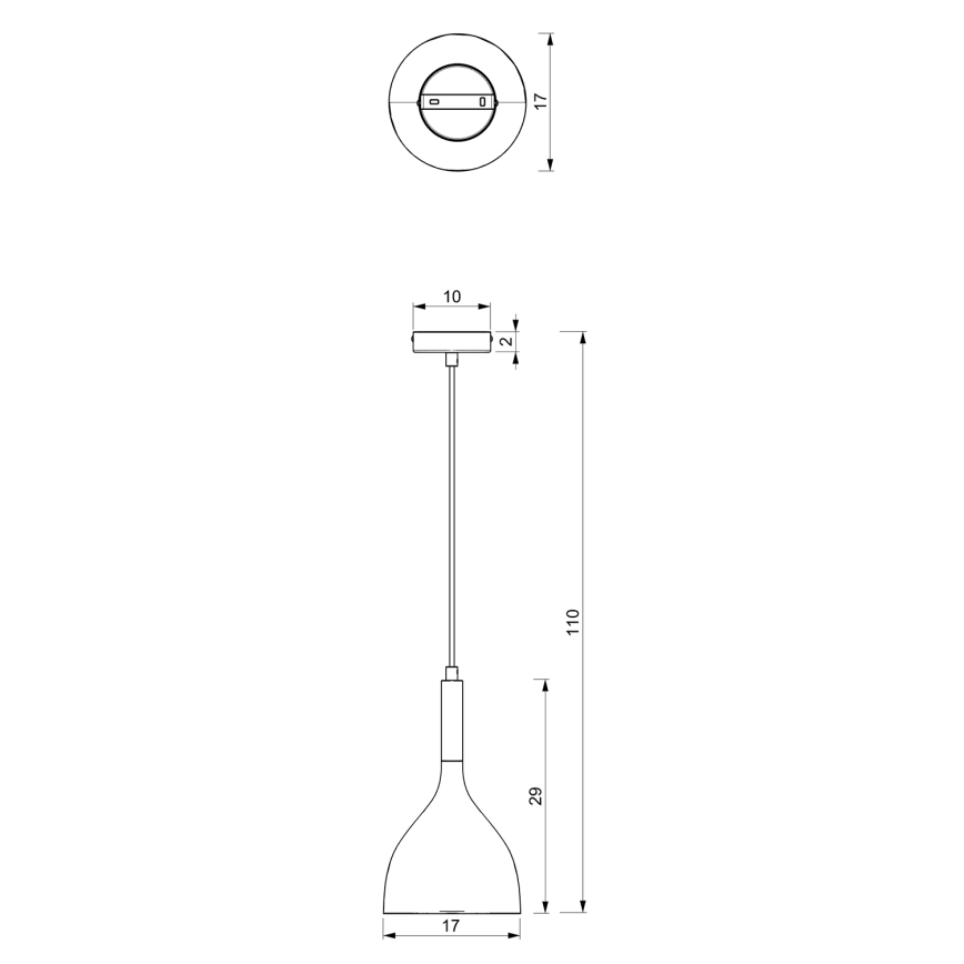 Luster na sajli NOAK WOOD 1xE27/15W/230V bela/bukva