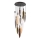 Luster na sajli NORDIC 11xG9/5W/230V crni