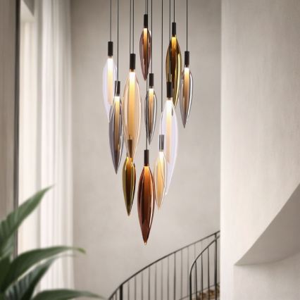Luster na sajli NORDIC 11xG9/5W/230V crni