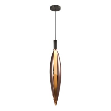 Luster na sajli NORDIC 1xG9/5W/230V crna/bakarna