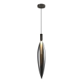 Luster na sajli NORDIC 1xG9/5W/230V crni hrom