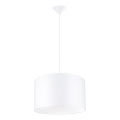 Luster na sajli NOVA 1xE27/15W/230V prečnik 40 cm beli