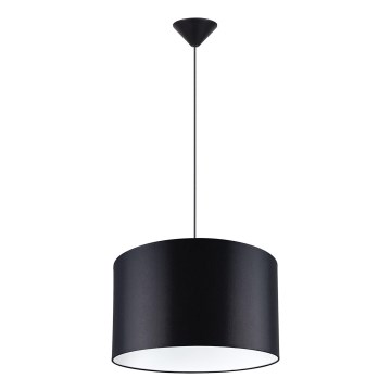 Luster na sajli NOVA 1xE27/15W/230V, prečnik 40 cm, crne boje
