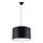 Luster na sajli NOVA 1xE27/15W/230V, prečnik 40 cm, crne boje