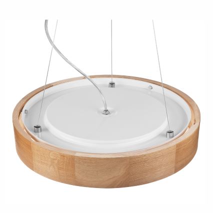 Luster na sajli OAK 3xE27/60W/230V hrast prečnik 47,5 cm