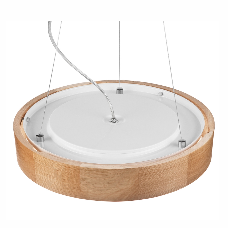 Luster na sajli OAK 3xE27/60W/230V hrast prečnik 47,5 cm