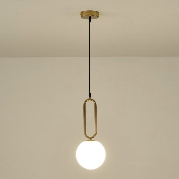 Luster na sajli ORBA 1xE27/40W/230V mesing