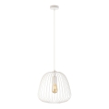 Luster na sajli OVELLA 1xE27/15W/230V, prečnik 36 cm, krem