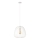 Luster na sajli OVELLA 1xE27/15W/230V, prečnik 36 cm, krem