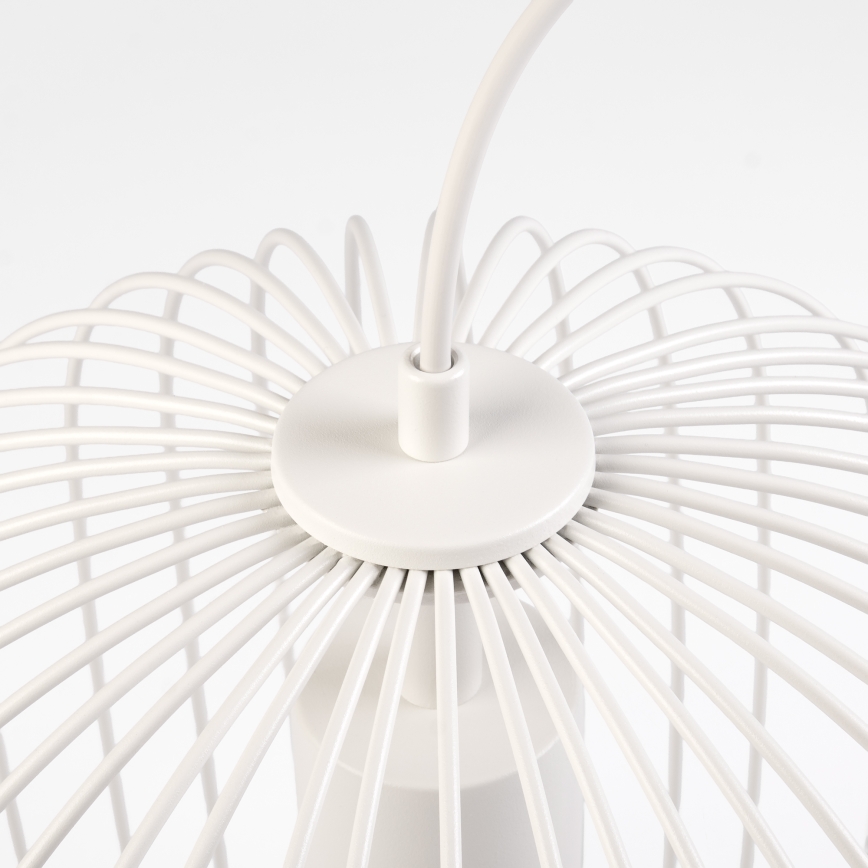 Luster na sajli OVELLA 1xE27/15W/230V prečnika 34 cm krem