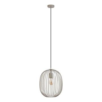 Luster na sajli OVELLA 1xE27/15W/230V Ø 34 cm, bež