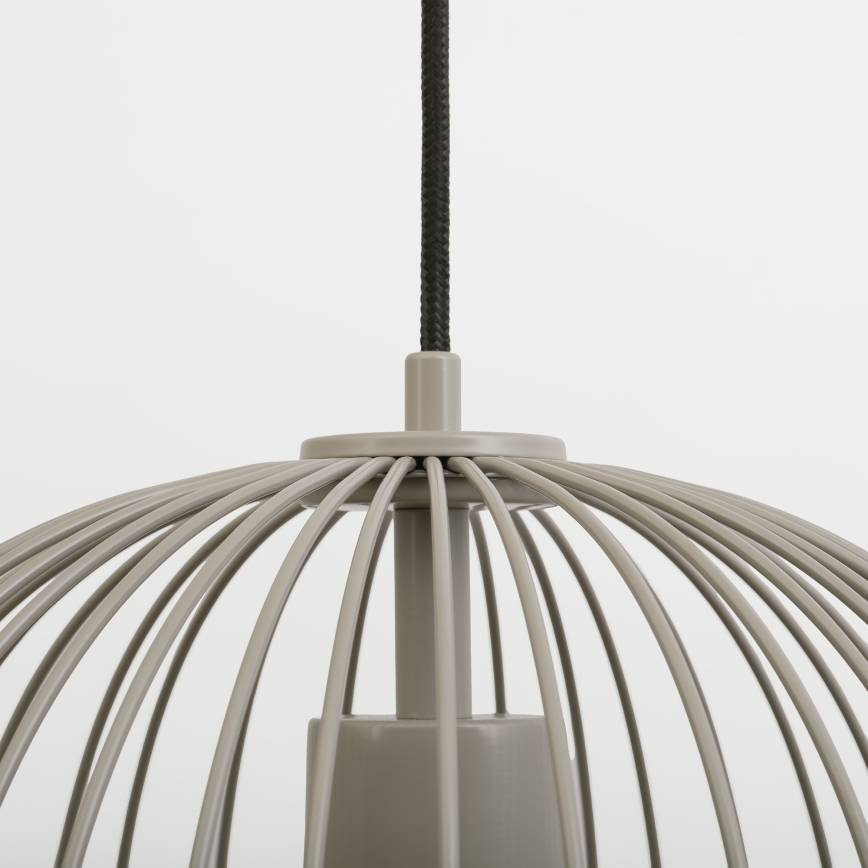 Luster na sajli OVELLA 1xE27/15W/230V Ø 34 cm, bež