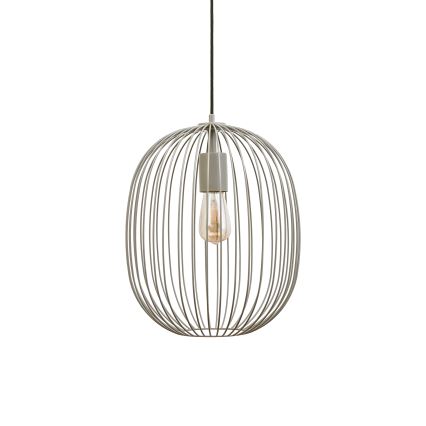 Luster na sajli OVELLA 1xE27/15W/230V Ø 34 cm, bež