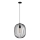 Luster na sajli OVELLA 1xE27/15W/230V Ø 34 cm crna