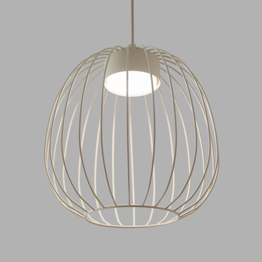 Luster na sajli OVELLA 1xGX53/10W/230V prečnik 25 cm krem boje