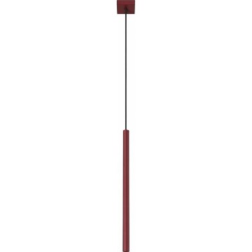 Luster na sajli PASTELO 1xG9/8W/230V crvena