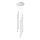 Luster na sajli PASTELO 5xG9/8W/230V bela