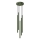 Luster na sajli PASTELO 5xG9/8W/230V zelena