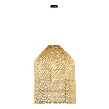Luster na sajli PELO 1xE27/40W/230V prečnik 35 cm ratan