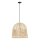 Luster na sajli PELO 1xE27/40W/230V, prečnik 50 cm, ratan