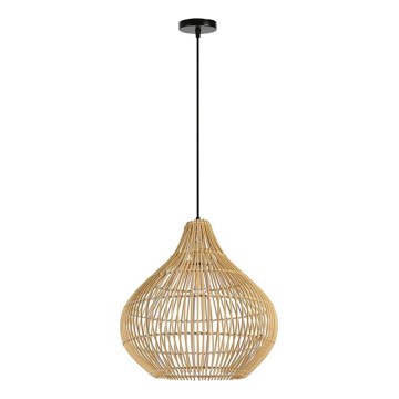Luster na sajli PELO 1xE27/40W/230V Ø 40 cm ratan