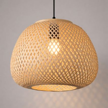 Luster na sajli PETRA 1xE27/15W/230V bambus