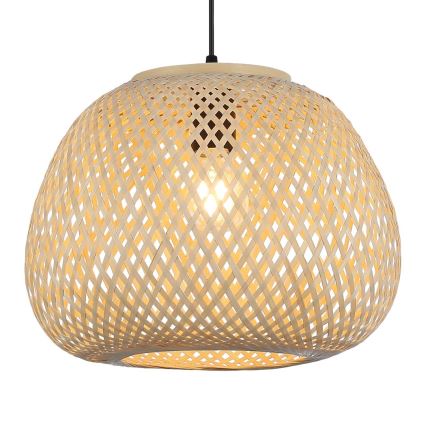 Luster na sajli PETRA 1xE27/15W/230V bambus