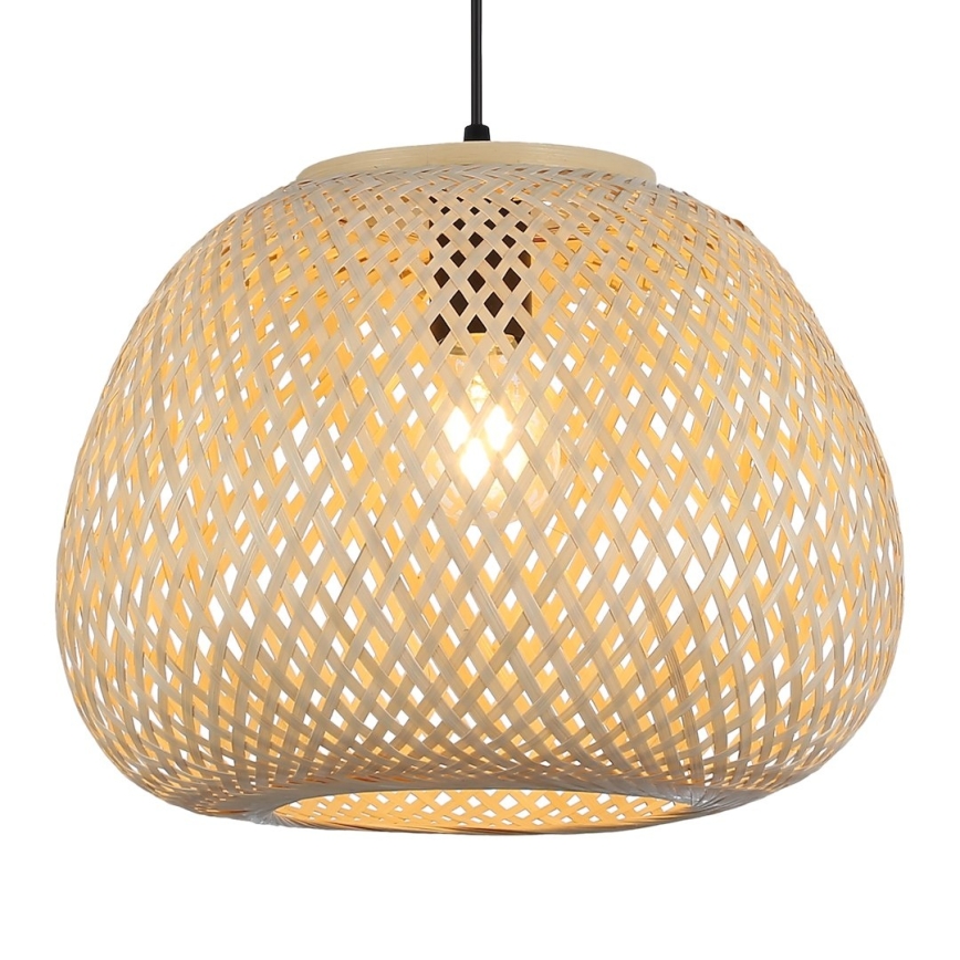 Luster na sajli PETRA 1xE27/15W/230V bambus