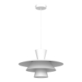 Luster na sajli PLATO 1xE27/15W/230V bela