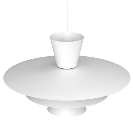 Luster na sajli PLATO 1xE27/15W/230V bela