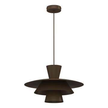 Luster na sajli PLATO 1xE27/15W/230V braon